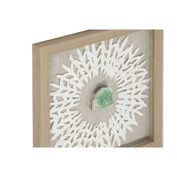 Набор из четыре рамок Home ESPRIT бумага Стеклянный 22 x 2 x 22 cm