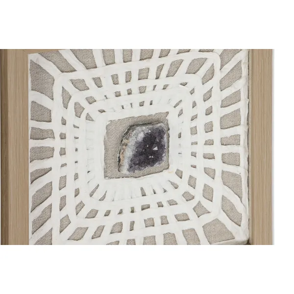 Набор из четыре рамок Home ESPRIT бумага Стеклянный 22 x 2 x 22 cm