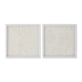 Du paveikslų rinkinys Home ESPRIT Popierius Stiklas 35 x 2 x 35 cm