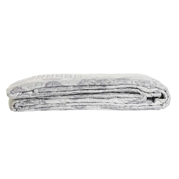 Gultas pārklājs (sega) DKD Home Decor Bēšs Pelēks Gulta 90 Gulta 150 180 x 260 x 1 cm