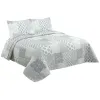 Lovatiesė (antklodė) DKD Home Decor Rusvai gelsva Lova 135/150 240 x 260 x 1 cm