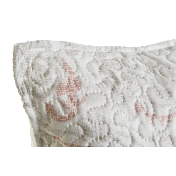 Подушка DKD Home Decor Белый полиэстер Цветастый 60 x 10 x 40 cm
