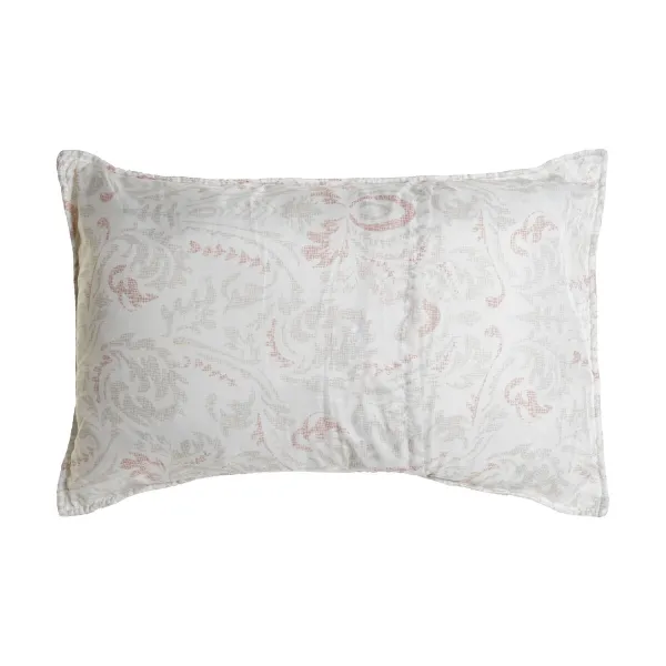 Подушка DKD Home Decor Белый полиэстер Цветастый 60 x 10 x 40 cm