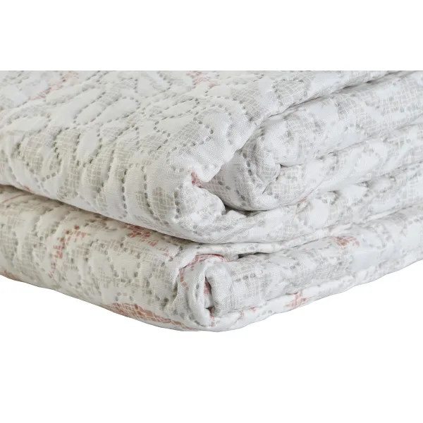 Lovatiesė (antklodė) DKD Home Decor Ruda Rusvai gelsva Lova 180 270 x 270 x 1 cm