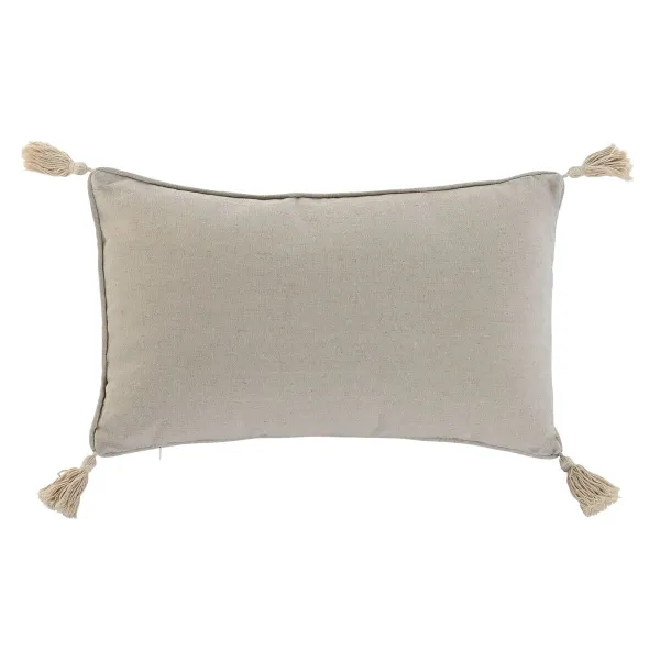 Pagalvėlė Home ESPRIT Rusvai gelsva Natūralus Boho 50 x 8 x 30 cm