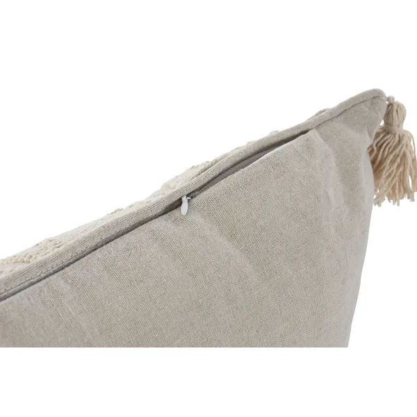 Cushion Home ESPRIT Beige Natural Boho 50 x 8 x 30 cm