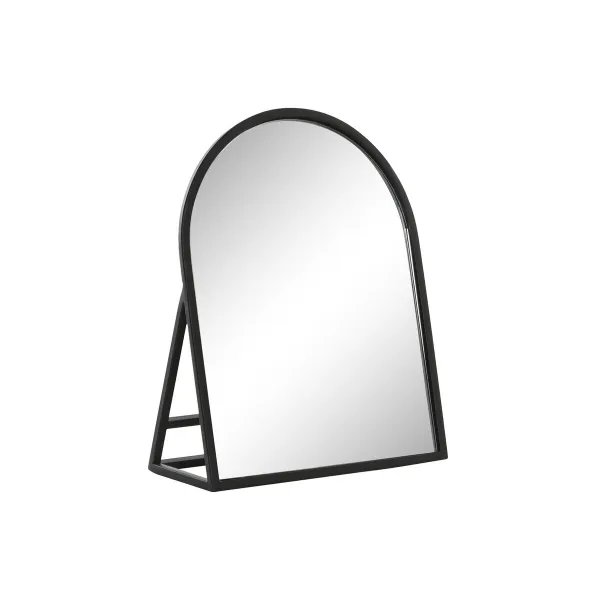 Spogulis Ar Montāžas Kronšteinu Home ESPRIT Melns Stikls Dzelzs 20 x 8,5 x 25 cm