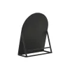 Peili kiinnikkeellä Home ESPRIT Musta Kristalli Rauta 20 x 8,5 x 25 cm