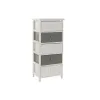 Lipasto Home ESPRIT Valkoinen Harmaa 40 x 29 x 90 cm