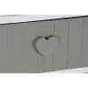 Komoda Home ESPRIT Balta Pilka 40 x 29 x 90 cm