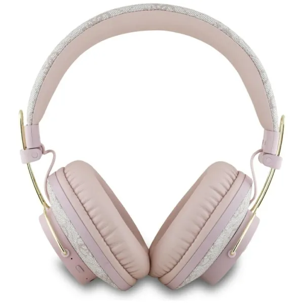 Guess Metal 4G Logo - Wireless Over-Ear Bluetooth Headphones ENC (pink)