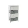 Kumode Home ESPRIT Balts Pelēks 40 x 29 x 73 cm