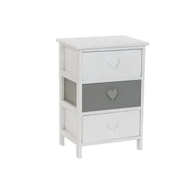 Lipasto Home ESPRIT Valkoinen Harmaa 40 x 29 x 58 cm