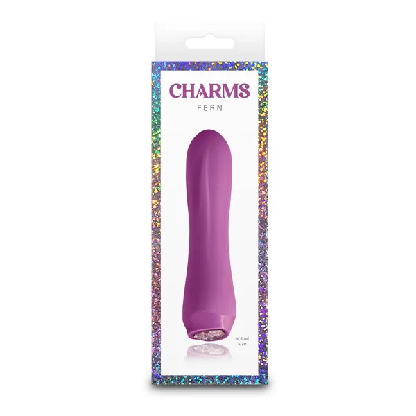 Mini-Vibrator NS Novelties Charms Fern Ruby Red