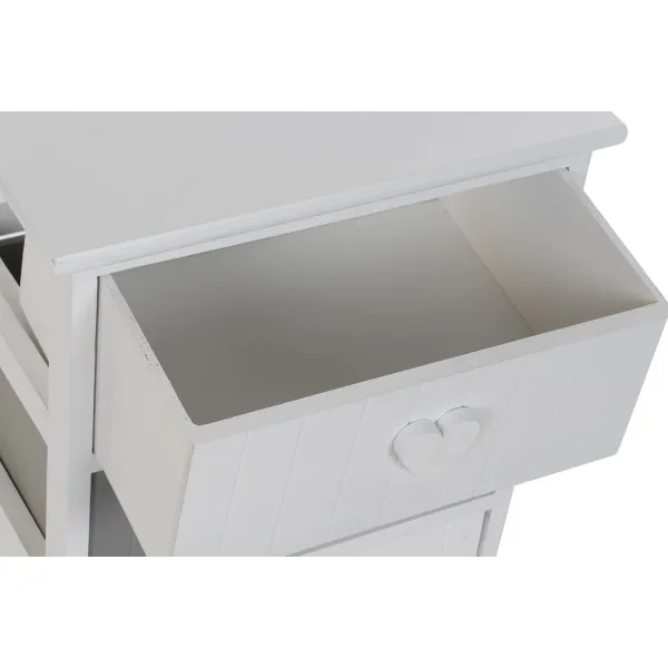 Kumode Home ESPRIT Balts Pelēks 40 x 29 x 58 cm