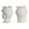 Kabantis šviestuvas Home ESPRIT Balta Rusvai gelsva Porcelianas 15 x 15 x 26.5 cm (2 vnt.)