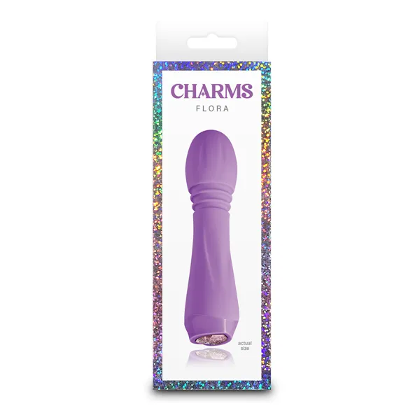 Mini-Vibrator NS Novelties Charms Flora Purple Pink