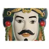 Planter Home ESPRIT Green Multicolour Porcelain 20 x 20 x 29 cm (2 Units)