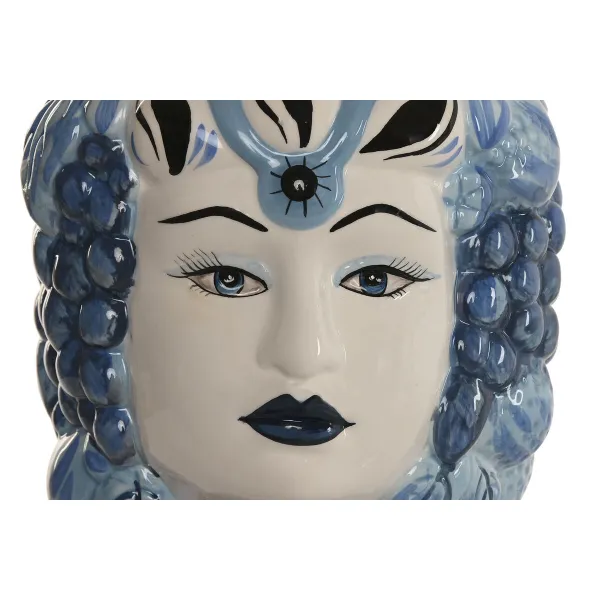 Подставка под цветочный горшок Home ESPRIT Синий Белый Фарфор 15 x 15 x 26 cm