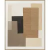 Полотно Home ESPRIT Коричневый Бежевый Абстракция город 80 x 4,5 x 100 cm 82 x 4,5 x 101 cm (2 штук)