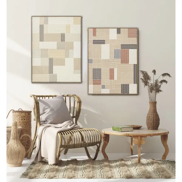 Полотно Home ESPRIT полистирол Полотно 60 x 3 x 80 cm