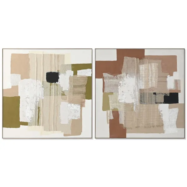 Полотно Home ESPRIT полистирол Полотно 121 x 5,2 x 121 cm (2 штук)