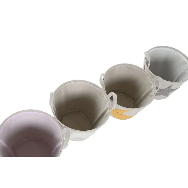 Декоративная корзина Home ESPRIT Разноцветный 36 x 36 x 40 cm (4 штук)