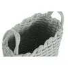 Basket set Home ESPRIT Green Grey Pink Rope 30 x 30 x 43 cm 2 Pieces (3 Units)