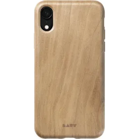 Laut PINNACLE - Case for iPhone XR with natural wood (Cherry Wood)