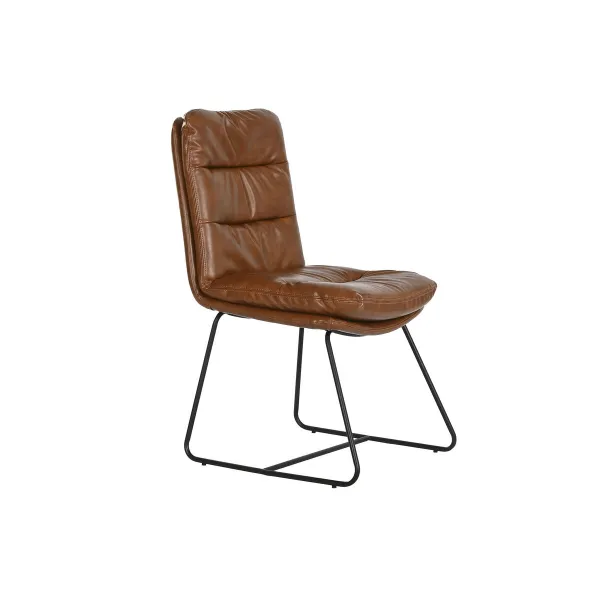 Ruokatuoli Home ESPRIT Synteettinen nahka Metalli 71 x 49 x 90 cm