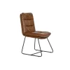 Ruokatuoli Home ESPRIT Synteettinen nahka Metalli 71 x 49 x 90 cm