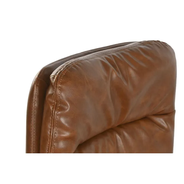 Обеденный стул Home ESPRIT Искусственная кожа Металл 71 x 49 x 90 cm