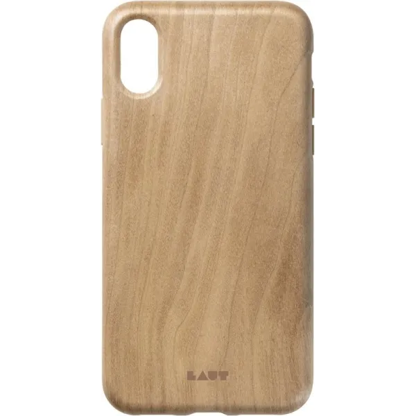 Laut PINNACLE - Case for iPhone XR with natural wood (Cherry Wood)