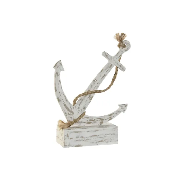 Dekoratīvās figūriņas Home ESPRIT Balts Enkurs Vidusjūra Kails 31 x 7,5 x 40 cm