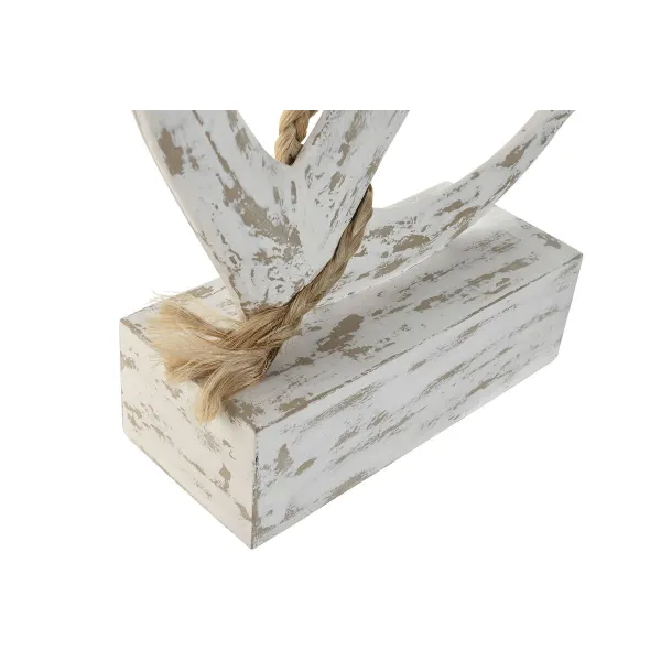 Dekoratīvās figūriņas Home ESPRIT Balts Enkurs Vidusjūra Kails 31 x 7,5 x 40 cm