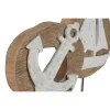 Dekoratyvinė figūrėlė Home ESPRIT Balta Natūralus Inkaras Laivas Viduržemio 19 x 10 x 38 cm (2 vnt.)