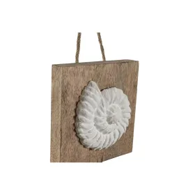 Piekaramais dekors Home ESPRIT Balts Dabisks Vidusjūra 15,5 x 4 x 80 cm (2 gb.)