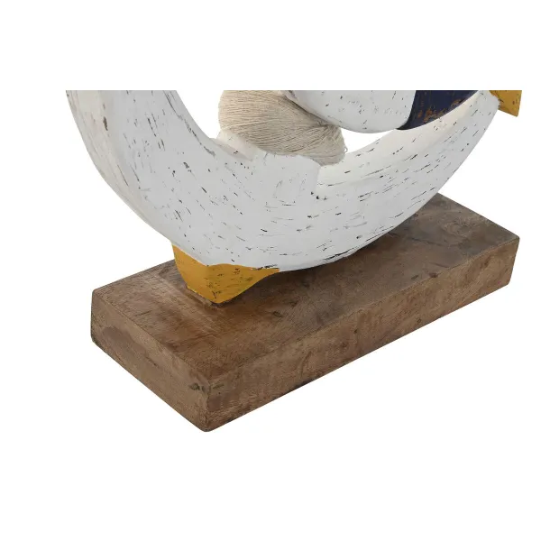 Dekoratīvās figūriņas Home ESPRIT Balts Dabisks Tumši Zils 34 x 9 x 45 cm