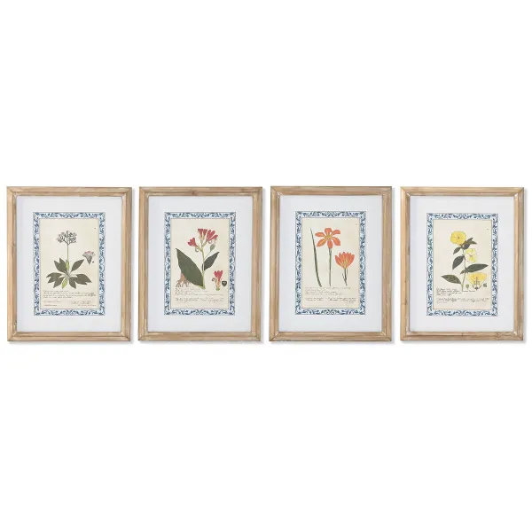 Glezna Home ESPRIT Stikls Koks MDF 40 x 2,5 x 50 cm