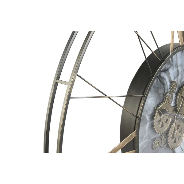 Настенное часы Home ESPRIT Белый Позолоченный Металл 140 x 9 x 140 cm