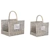 Подставка для дров Home ESPRIT Натуральный плетеный 47 x 35 x 54 cm (2)