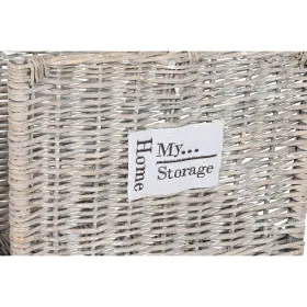 Подставка для дров Home ESPRIT Натуральный плетеный 47 x 35 x 54 cm (2)