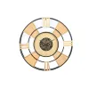 Настенное часы Home ESPRIT Чёрный Натуральный Металл ротанг 100 x 9 x 100 cm