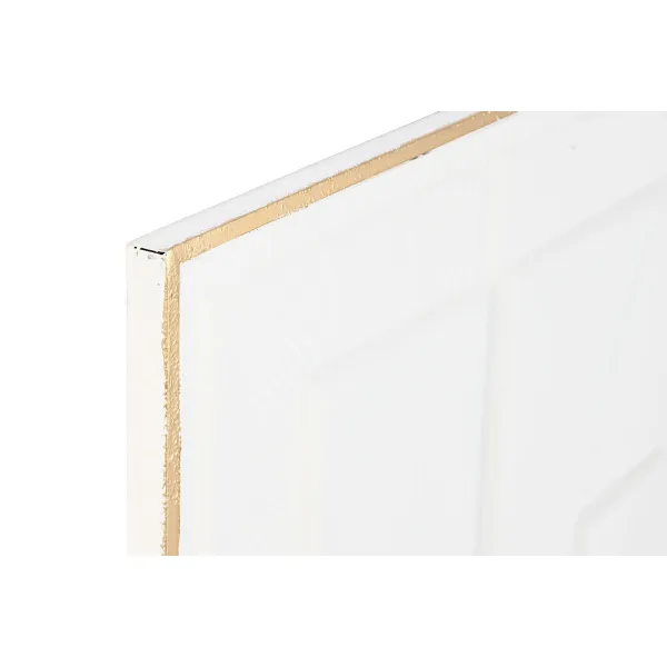 Sienų dekoracija Home ESPRIT Balta Auksinis Abstraktus 72,7 x 2,5 x 100,5 cm (2 vnt.)