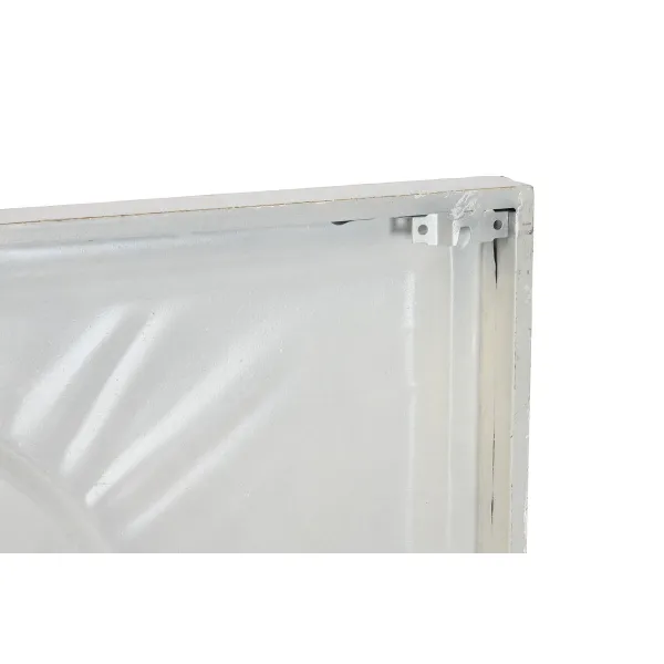 Sienų dekoracija Home ESPRIT Balta Auksinis Abstraktus 72,7 x 2,5 x 100,5 cm (2 vnt.)