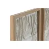 Set of 2 pictures Home ESPRIT Paper Crystal 25 x 2 x 35 cm