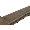 Wall mounted coat hanger Home ESPRIT Ruskea Musta Puu Metalli 67 x 17 x 27 cm