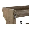 Wall mounted coat hanger Home ESPRIT Ruskea Musta Puu Metalli 67 x 17 x 27 cm