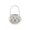 Kynttilänjalka Home ESPRIT Valkoinen Puu Kristalli 18 x 18 x 13 cm