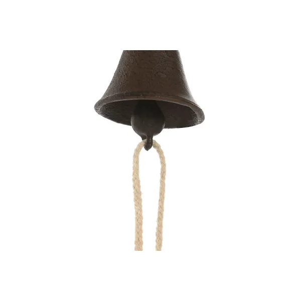 Колокольчик Home ESPRIT Коричневый Чёрный Веревка Железо 14,5 x 7,5 x 18,5 cm